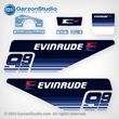 1979 Evinrude 9.9 hp / 10 hp decal set 9.9hp 10hp decals