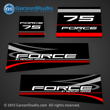 1996-1997 Force 75 hp decals 809795A96 DECAL SET FORCE outboard (INCLUDES FRONT-REAR-PORT-STARBOARD) 
H075412TD ELPT
H075412TT ELPT
H075312TD EL
H075312SD EL
H075412SD ELPT
H075412ST ELPT
