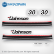 1985 Johnson 30 hp decal set 85 0393819