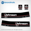 1989 1990 Johnson 90 hp 90hp vro v4 decals decal set