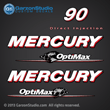 2006 2007 2008 2009 2010 2011 2012 Mercury 90 hp 90hp 90elpto optimax direct Injection DFI decal set decals sticker stickers