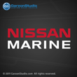 NISSAN MARINE Outboard Decal