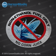 non-ethanol gas decal non-ethano; fuel only sticker, no corn juice